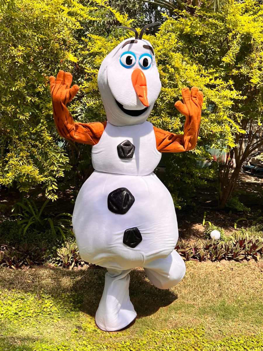 OLIE THE SNOWMAN MASCOT - thecharactercrew.com